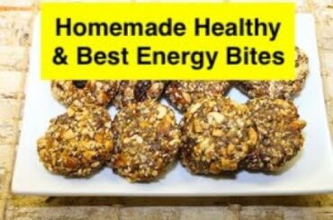 Easy Homemade and Healthy Energy Bars or Bites - Healthy Energy Bites