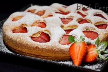 Strawberry Charlotte cake | Black Pepper Chef