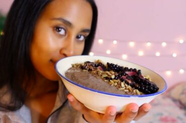 a snack making snacks (easy + healthy)