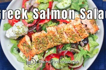 Greek Salmon Salad Recipe from The Mediterranean Dish