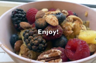 Deconstructed bananapancakes - Healthy recipe