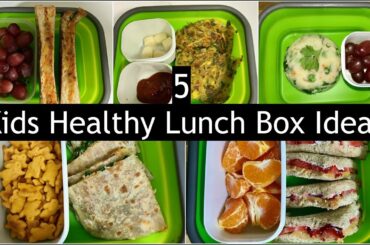 5 Indian Lunch Box Ideas | Quick & Healthy Lunch Box Recipes