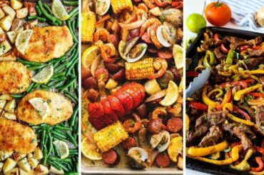 How To Make Sheet Pan Dinners | 8 Sheet Pan Dinner Ideas | Easy and Quick Dinner Recipes