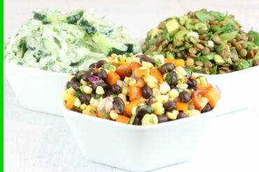 3 Tasty Summer Salad Recipes - C&D collaboration with Mind over Munch!