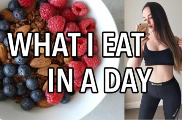 WHAT I EAT IN A DAY - EASY HEALTHY RECIPE IDEAS!