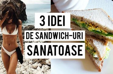 3 IDEI DE SANDWICH-URI SANATOASE/ MIC DEJUN SANATOS/ HEALTHY BREAKFAST IDEAS[HD]