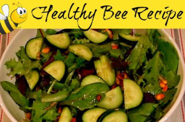 Healthy Green Salad Recipe For Dinner or Lunch - Salad Recipe For Weight Loss - Vegetarian