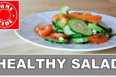 How to Make Healthy salad at home in easy steps Healthy salad recipe Салат