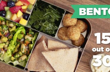 Bento Box Healthy Lunch 15/30 (Vegan) - Mind Over Munch