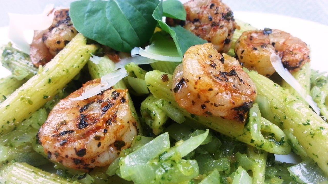 Cajun Shrimp and Arugula Pesto with Penne Recipe | August Cooking | Pasta Recipe | How to Cook Cajun Shrimp and Arugula Pesto with Penne Recipe | August Cooking | Pasta Recipe | How to Cook