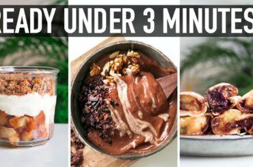 3 EMERGENCY VEGAN DESSERTS! » Healthy + Quick + Decadent