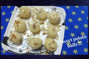 Sweet potato Balls || sooji balls recipe - easy breakfast | semolina balls