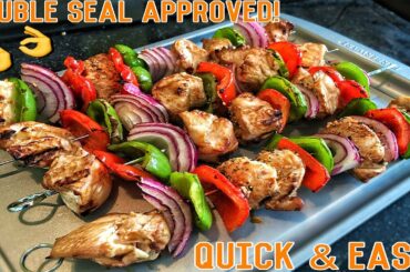 High Protein Bodybuilding Grilled Chicken Skewers | Easy Healthy Recipe