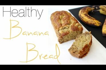 Healthy Fluffy Banana Bread | 5 Ingredients, Gluten Free, Sugar Free