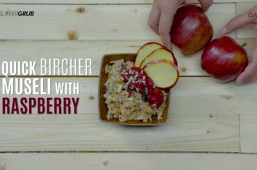 Quick Bircher Muesli with Raspberry  | Healthy Food Recipe | Gaia