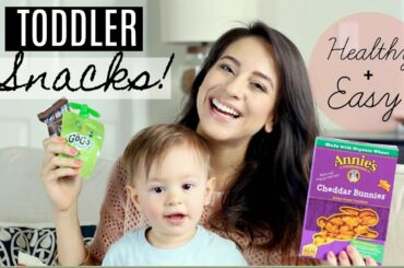 Healthy + Easy Snack Ideas for Toddlers! What I feed my 1-Year-Old! | Justine Marie