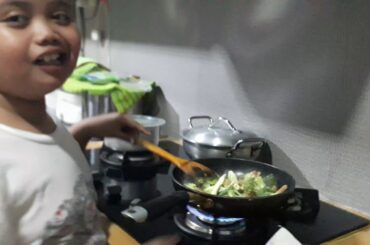 Healthy food with cooking steps