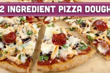 2 Ingredient Pizza Dough! Healthy Pizza and Breadsticks! - Mind Over Munch