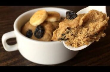 Microwave Banana Cake | Easy & Healthy Mug Cake Recipe | Em's Kitchen