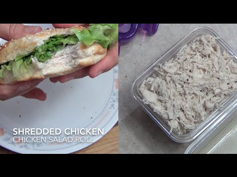 Easy Shredded Chicken & Chicken Salad Sandwich cheekyricho Thermo Video Recipe 1,081 Easy Shredded Chicken & Chicken Salad Sandwich cheekyricho Thermo Video Recipe 1,081