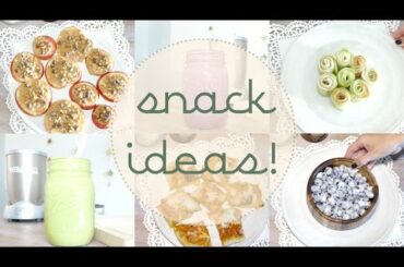 EASY & HEALTHY SNACK IDEAS!! | Tess Florio
