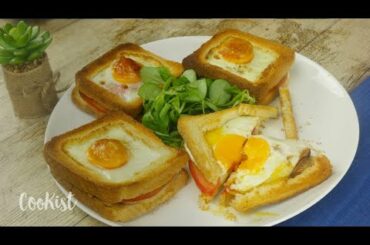 Egg toast: this recipe is quick to make, healthy and tastes delicious!