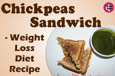 Healthy Sandwich Recipe For Weight Loss | How to Make Chickpeas Sandwich in Hindi | Vibrant Varsha