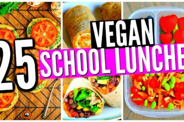 25 VEGAN School Lunch Ideas! DIY Healthy Snacks!