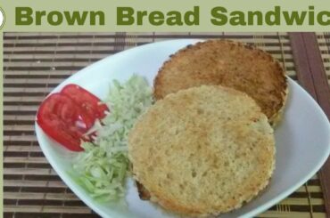 Brown Bread Sandwich Recipe|Whole Wheat Sandwich Weight Loss Recipe (In Urdu) By Shaz Kitchen