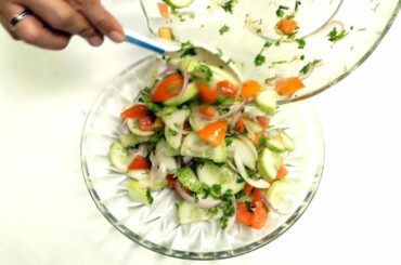 How to Prepare Diabetes Friendly Salad Recipes | Diabetic Friendly Tomato and Cucumber Salad