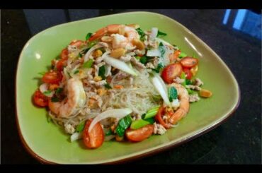 Glass Noodle Salad Recipe (Yum Woon Sen) ยำวุ้นเส้น - Hot Thai Kitchen!