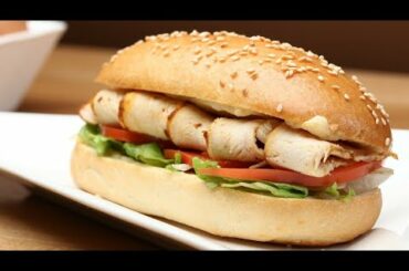 Chicken foot long sandwich |subway style | healthy recipe | hindi recipe