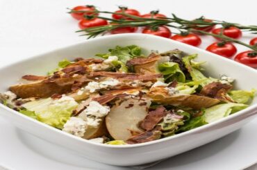 Vegan Kale Caesar Salad Recipe -  Healthy Lunch or Dinner Idea