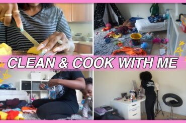 CLEAN & COOK WITH ME 2019 / HEALTHY & EASY DINNER IDEAS