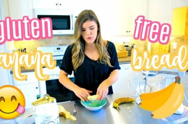 GLUTEN FREE HEALTHY BANANA BREAD! | Cambria's Kitchen