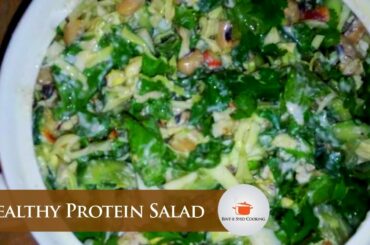 Healthy Protein Salad | Healthy Protein Lunch Ideas | BinteSyed Cooking