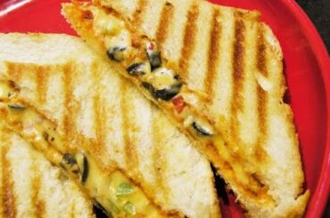 Quick Grilled Vegetable Sandwich | Kids Lunch Box Idea by madhurasrecipe