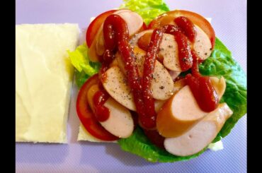 Vegetables & Sausage Sandwich : Easy Recipe