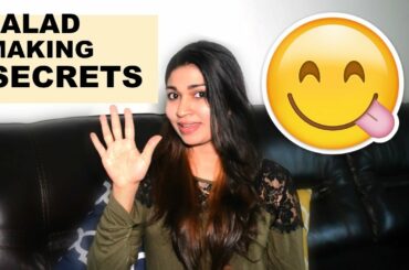 Tasty Indian salad tips| Roasted chickpea salad recipe