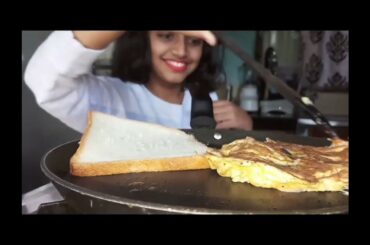 Sandwich/Easy breakfast recipe - cheese,egg and veg toast