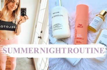Summer Night Routine | 2019 | healthy meals, weight loss