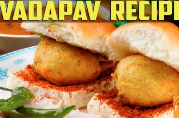 Vada Pav Recipe |Vada Pav - Low Calorie Recipe | Popular Street Food Recipe |Divine Taste