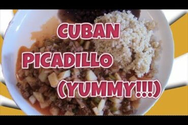 Healthy Dinner Ideas: Cuban Picadillo (Sundays w/Sanitary103)
