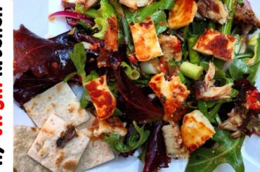Grilled Halloumi & Herring Summer Salad Recipe MYVIRGINKITCHEN