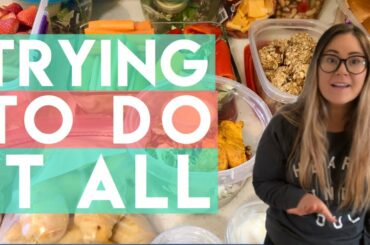 REAL LIFE MEAL PREP w/ KIDS 😅 | FAMILY STYLE MEAL PREP