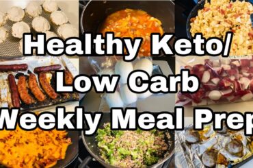 Epic Keto Family Friendly Healthy Meal Prep/Batch Cooking| Keto Stir Fry, Fajitas, Cupcakes, & More
