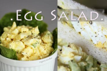 Easy Egg Salad & Sandwich Recipe 달걀 샐러드 만들기