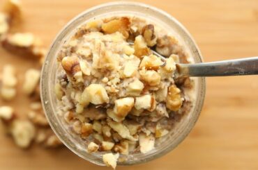 Overnight Oats Recipe - BANANA - Easy & Healthy Breakfast Ideas