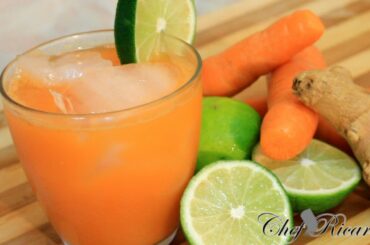 Jamaican Natural Carrot Juice With Ginger And Lime 2015 Recipes | Recipes By Chef Ricardo