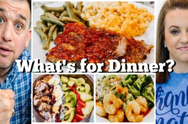 WHAT'S FOR DINNER? | EASY DINNER IDEAS | SIMPLE MEALS